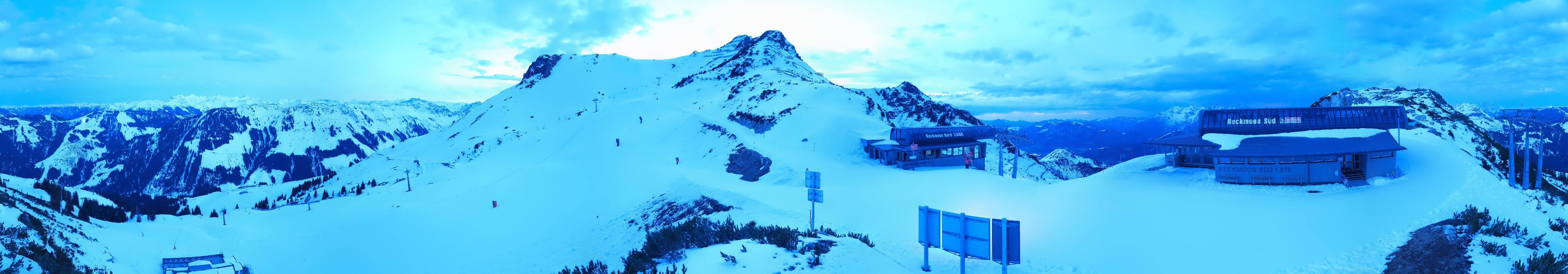 Archiv Foto Webcam Bergstation des Reckmoos-Sessellifts