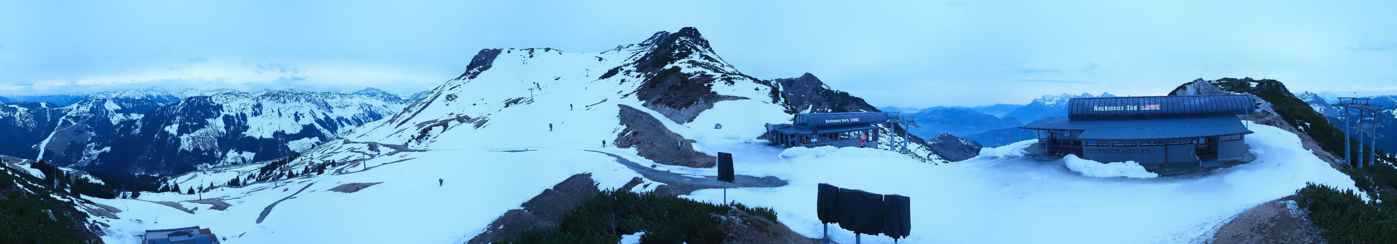 Archiv Foto Webcam Bergstation des Reckmoos-Sessellifts