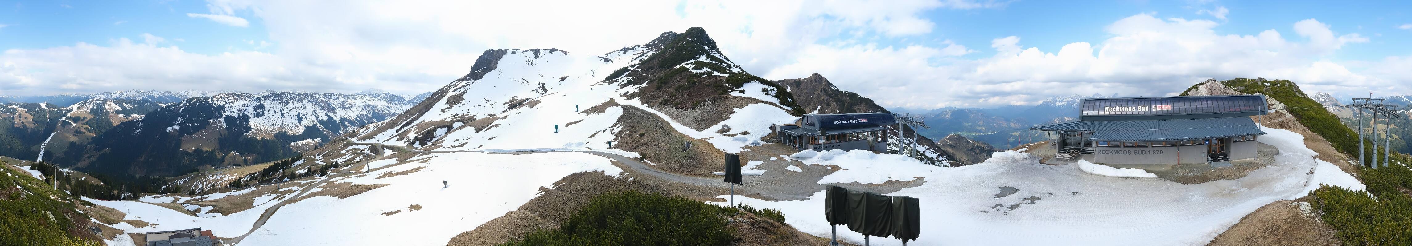 Archiv Foto Webcam Bergstation des Reckmoos-Sessellifts