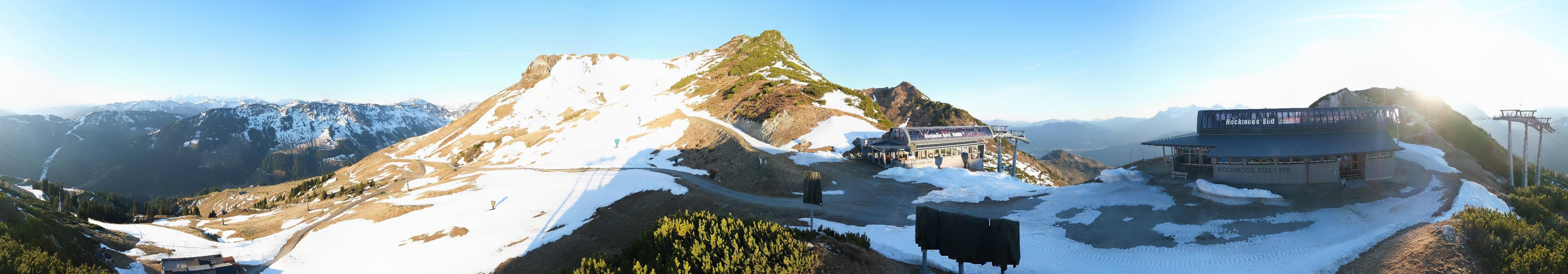 Archiv Foto Webcam Bergstation des Reckmoos-Sessellifts