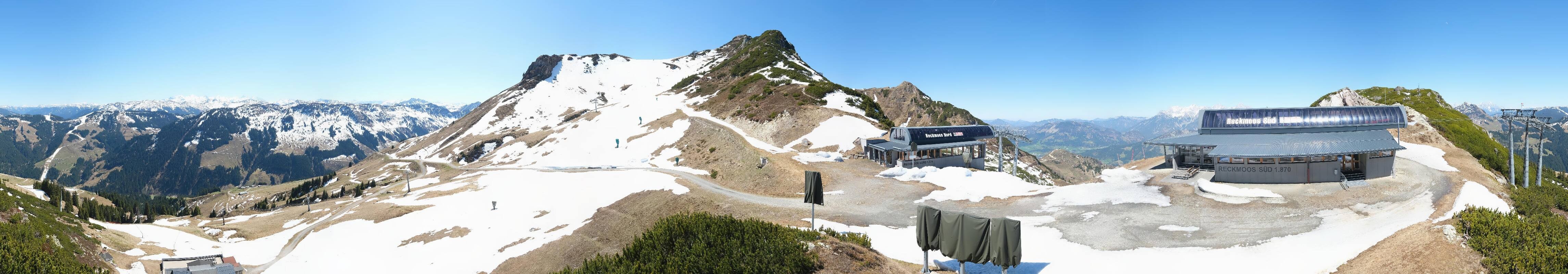 Archiv Foto Webcam Bergstation des Reckmoos-Sessellifts