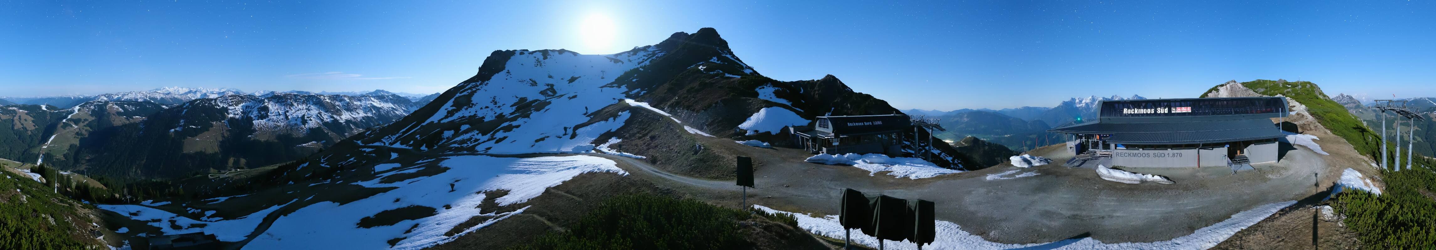 Archiv Foto Webcam Bergstation des Reckmoos-Sessellifts