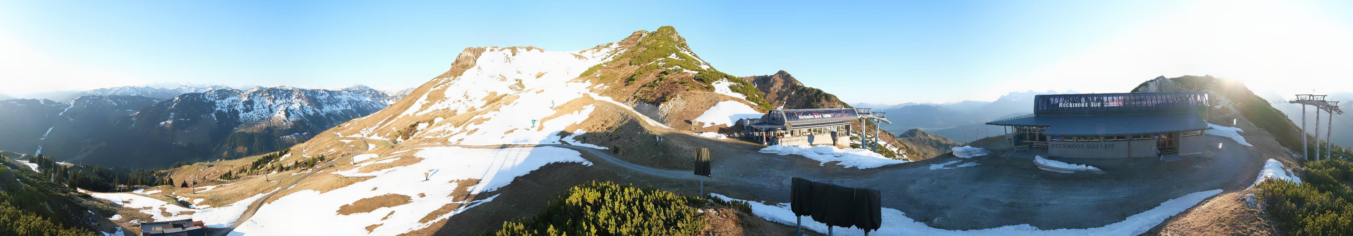 Archiv Foto Webcam Bergstation des Reckmoos-Sessellifts