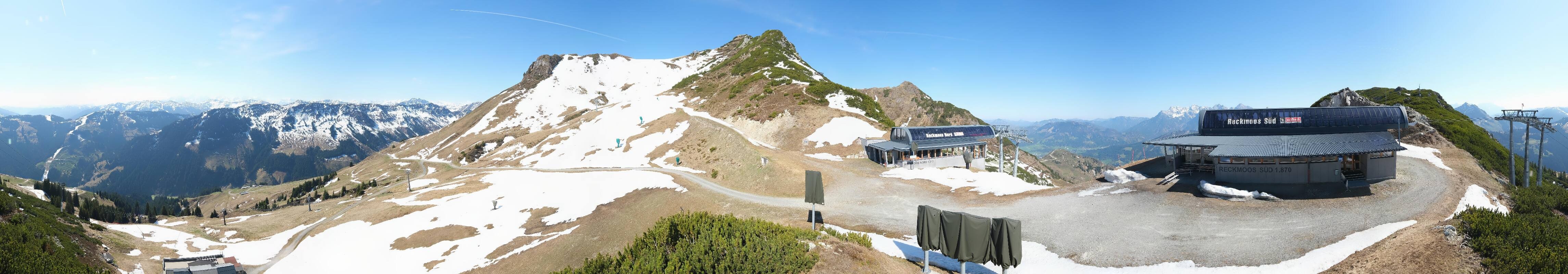 Archiv Foto Webcam Bergstation des Reckmoos-Sessellifts