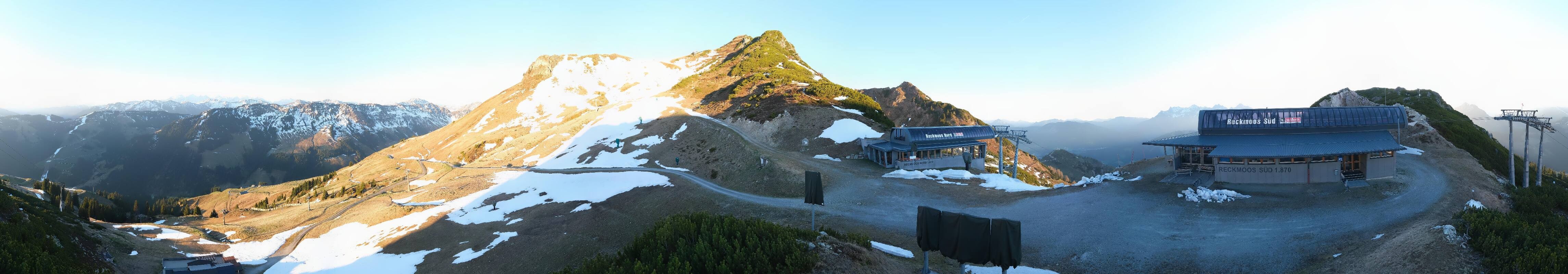 Archiv Foto Webcam Bergstation des Reckmoos-Sessellifts