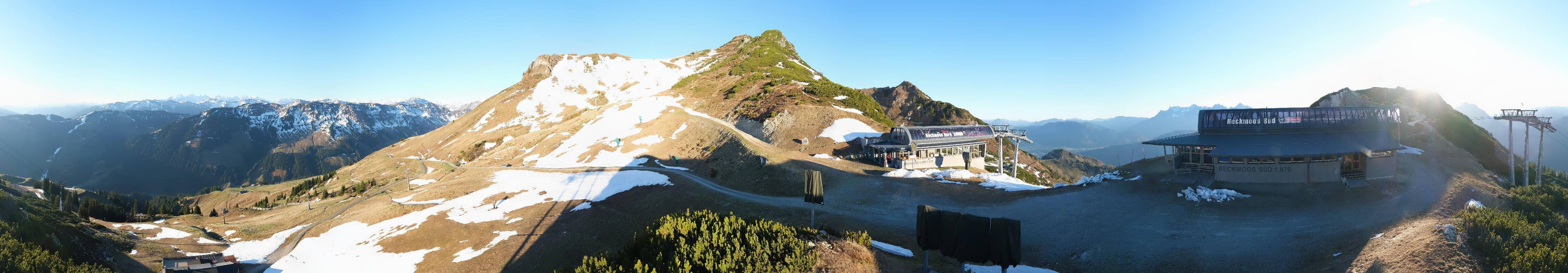 Archiv Foto Webcam Bergstation des Reckmoos-Sessellifts