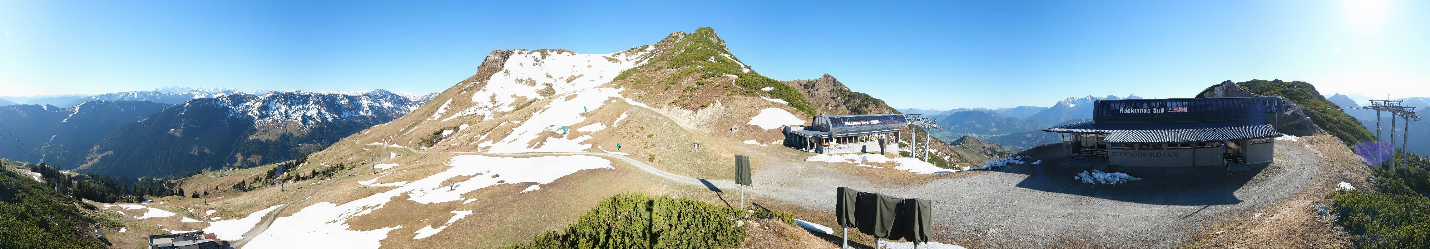 Archiv Foto Webcam Bergstation des Reckmoos-Sessellifts