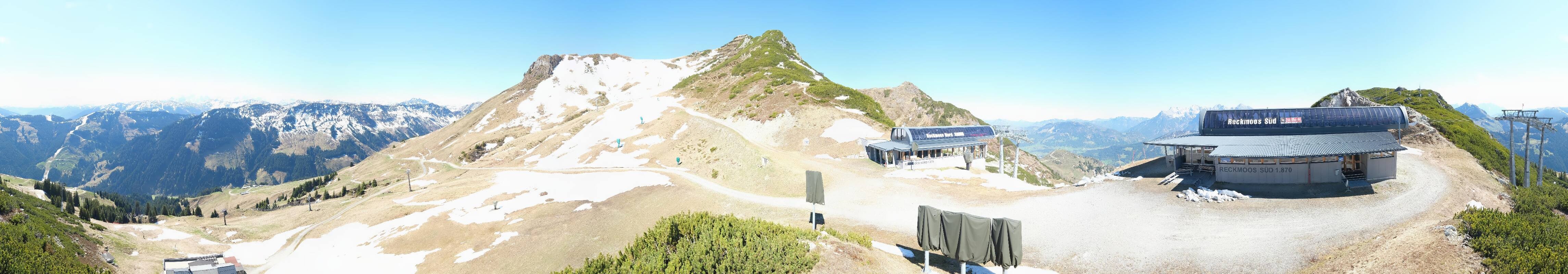 Archiv Foto Webcam Bergstation des Reckmoos-Sessellifts