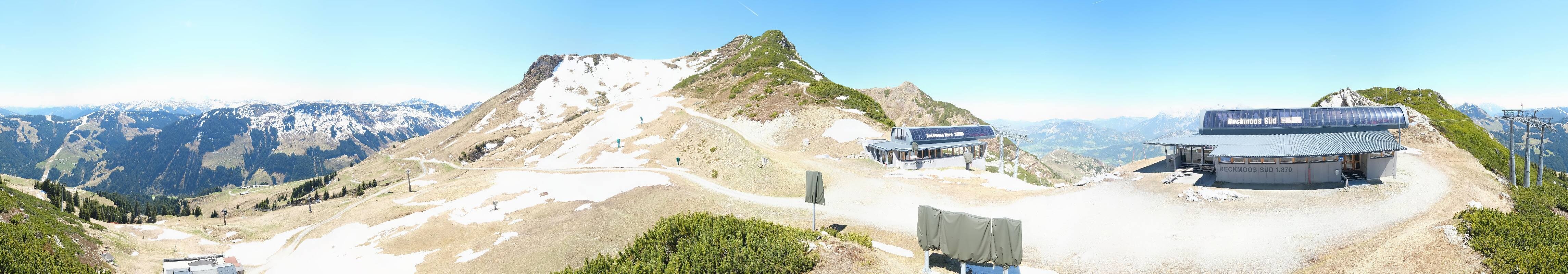 Archiv Foto Webcam Bergstation des Reckmoos-Sessellifts