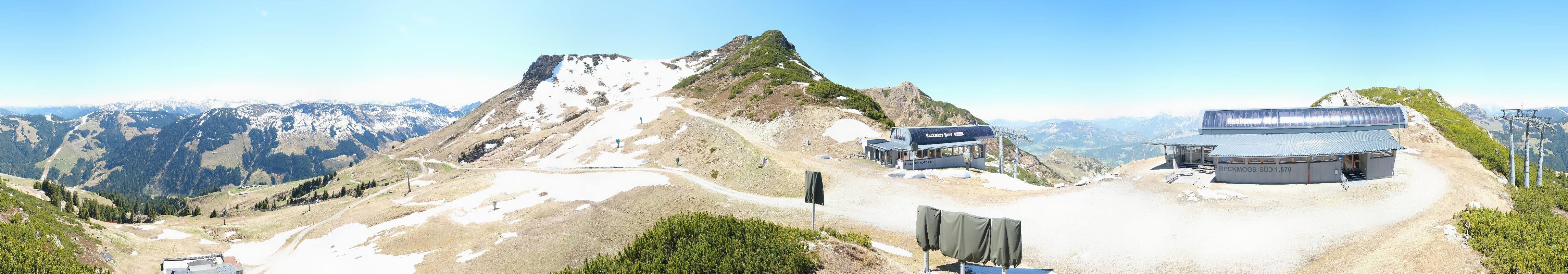 Archiv Foto Webcam Bergstation des Reckmoos-Sessellifts