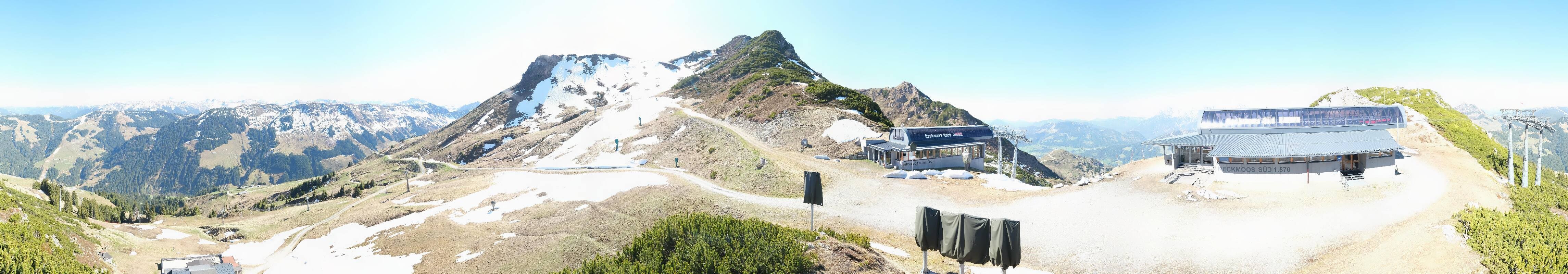 Archiv Foto Webcam Bergstation des Reckmoos-Sessellifts