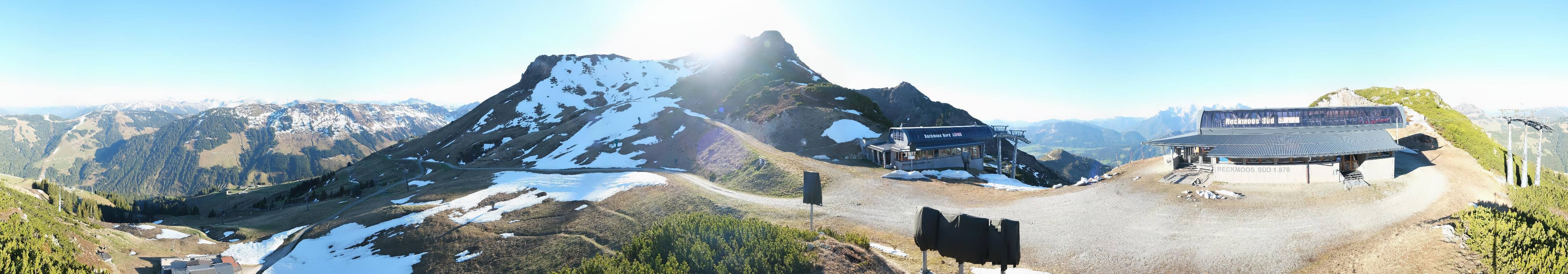 Archiv Foto Webcam Bergstation des Reckmoos-Sessellifts