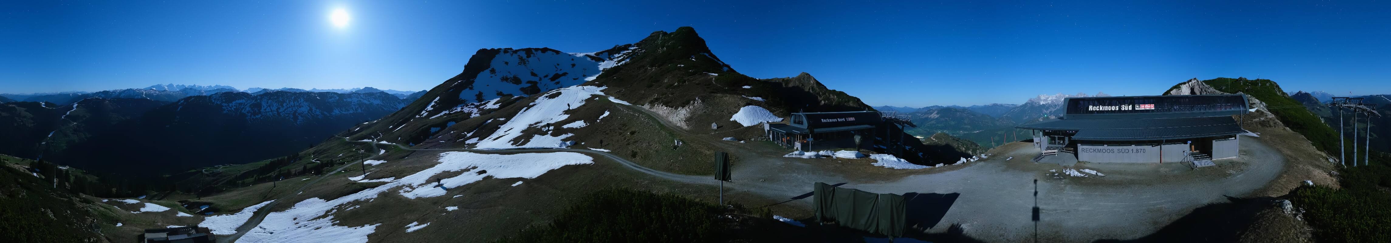 Archiv Foto Webcam Bergstation des Reckmoos-Sessellifts