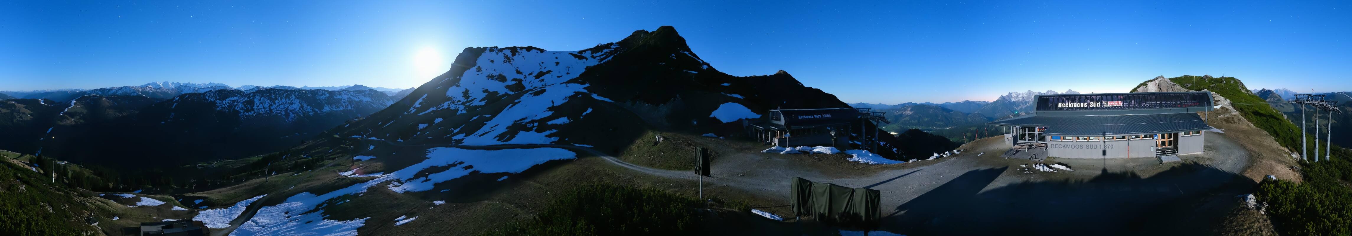 Archiv Foto Webcam Bergstation des Reckmoos-Sessellifts
