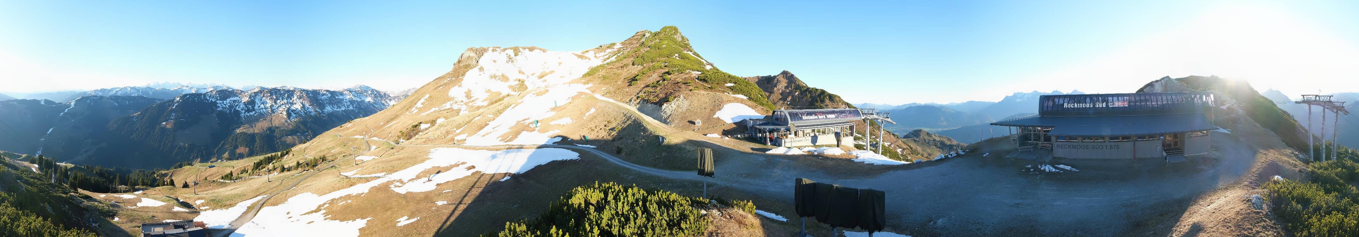 Archiv Foto Webcam Bergstation des Reckmoos-Sessellifts
