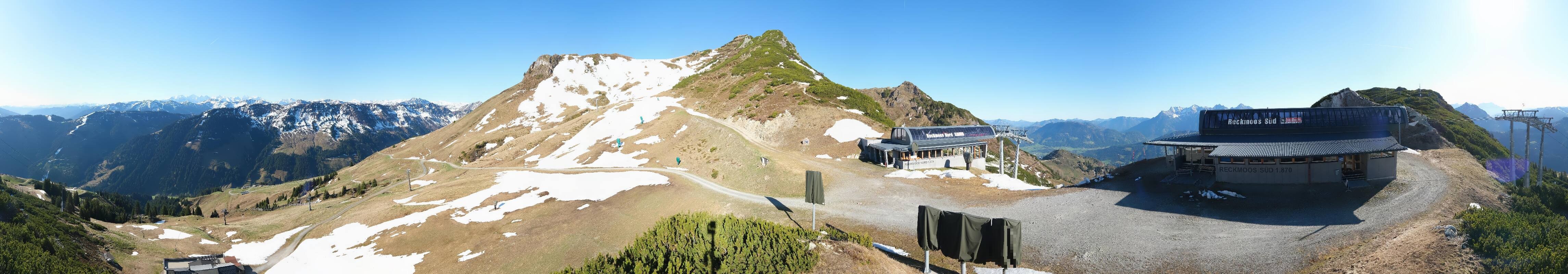 Archiv Foto Webcam Bergstation des Reckmoos-Sessellifts