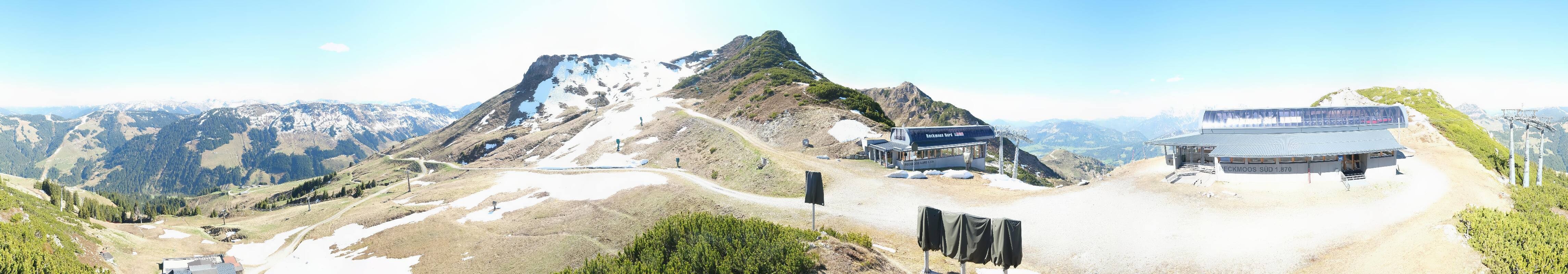 Archiv Foto Webcam Bergstation des Reckmoos-Sessellifts