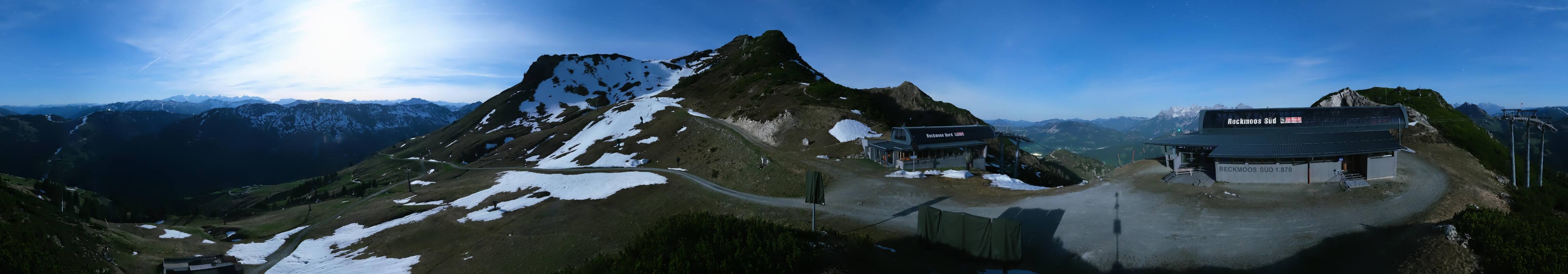 Archiv Foto Webcam Bergstation des Reckmoos-Sessellifts