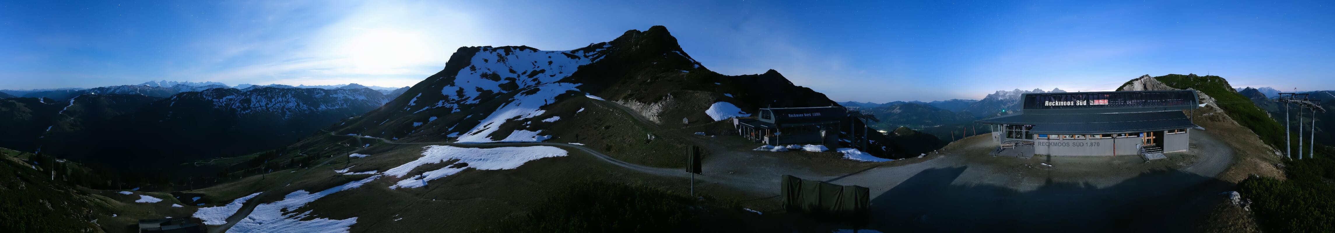 Archiv Foto Webcam Bergstation des Reckmoos-Sessellifts