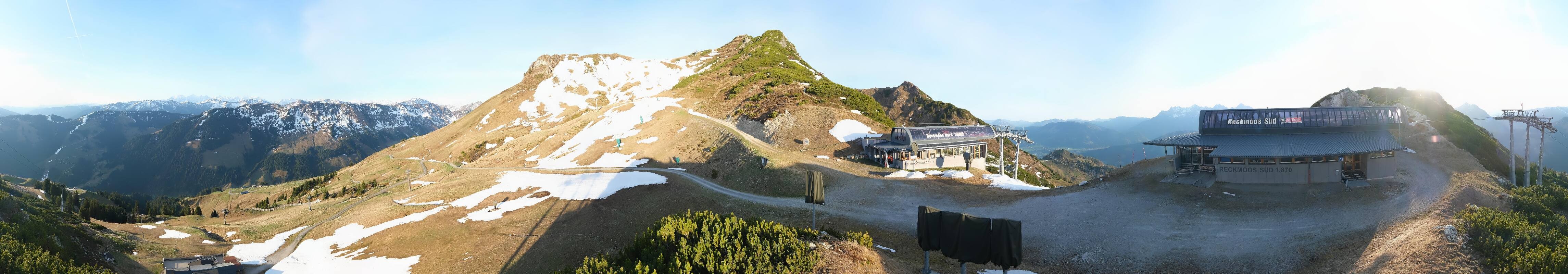 Archiv Foto Webcam Bergstation des Reckmoos-Sessellifts