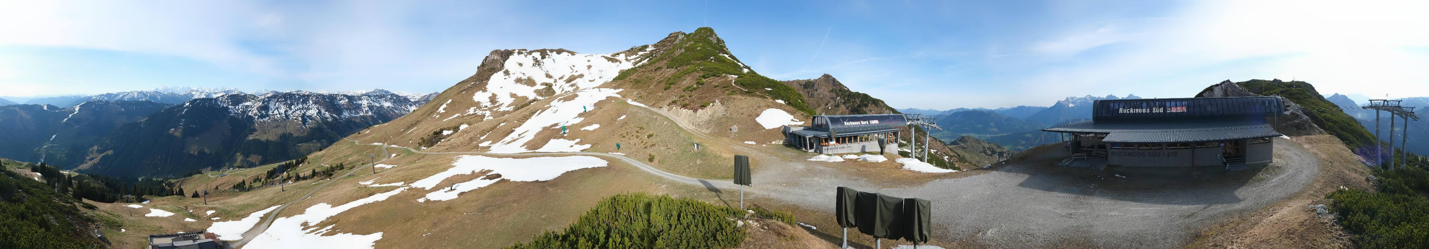 Archiv Foto Webcam Bergstation des Reckmoos-Sessellifts