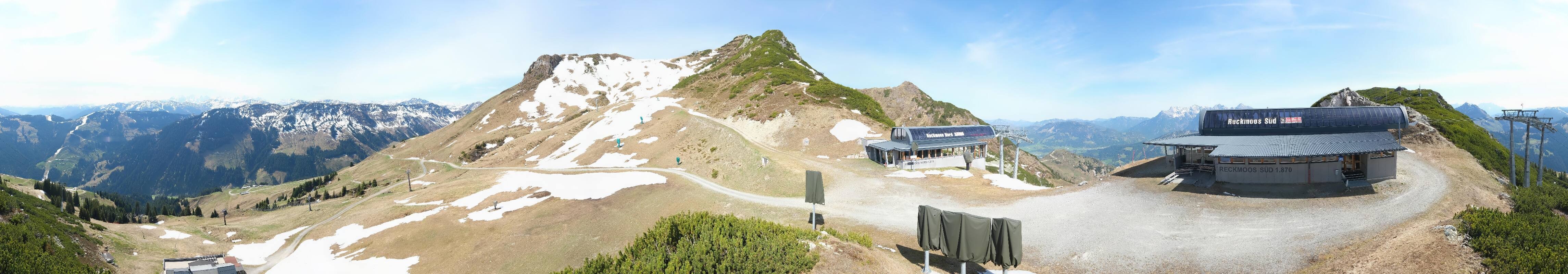 Archiv Foto Webcam Bergstation des Reckmoos-Sessellifts