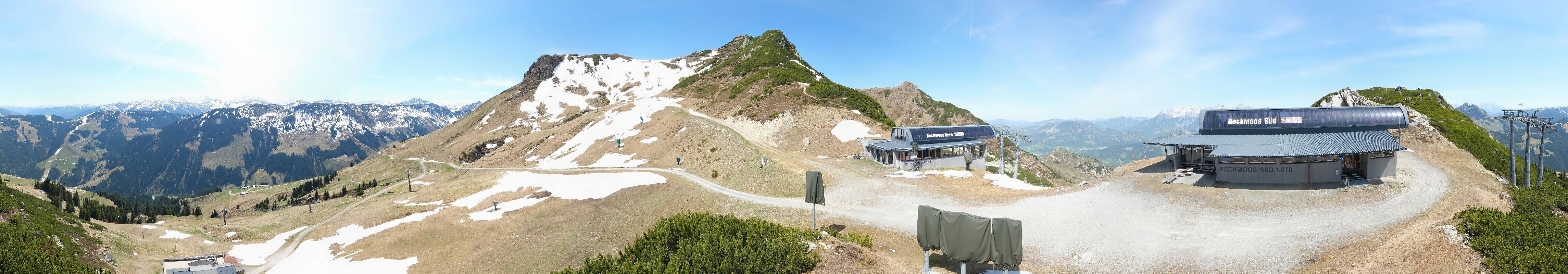 Archiv Foto Webcam Bergstation des Reckmoos-Sessellifts