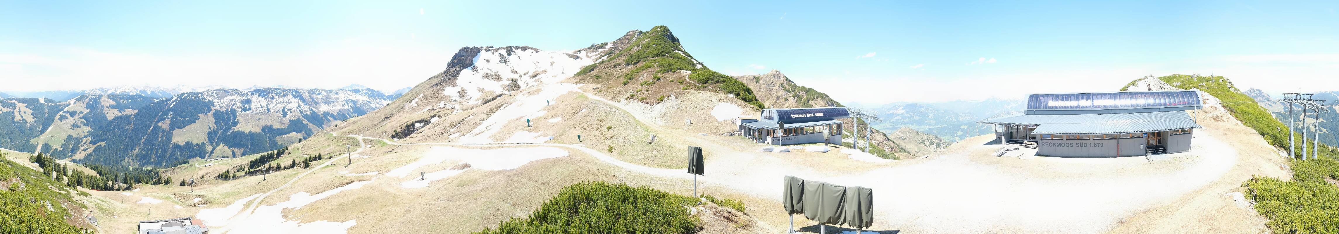 Archiv Foto Webcam Bergstation des Reckmoos-Sessellifts