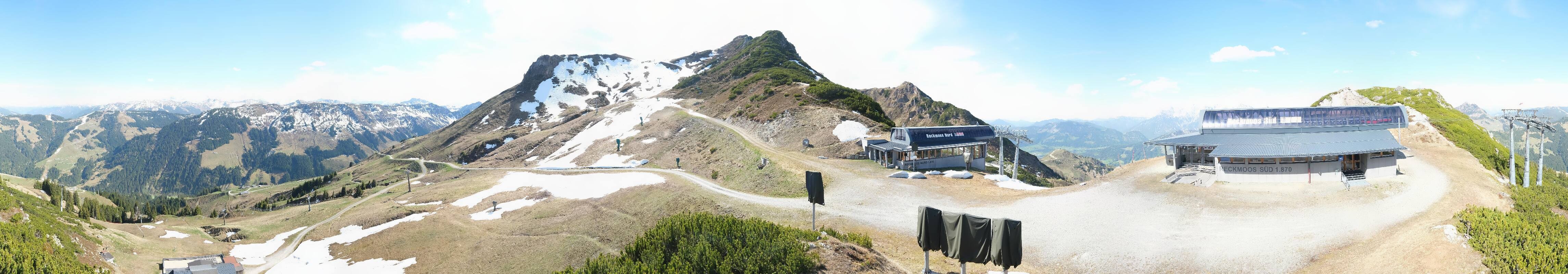 Archiv Foto Webcam Bergstation des Reckmoos-Sessellifts