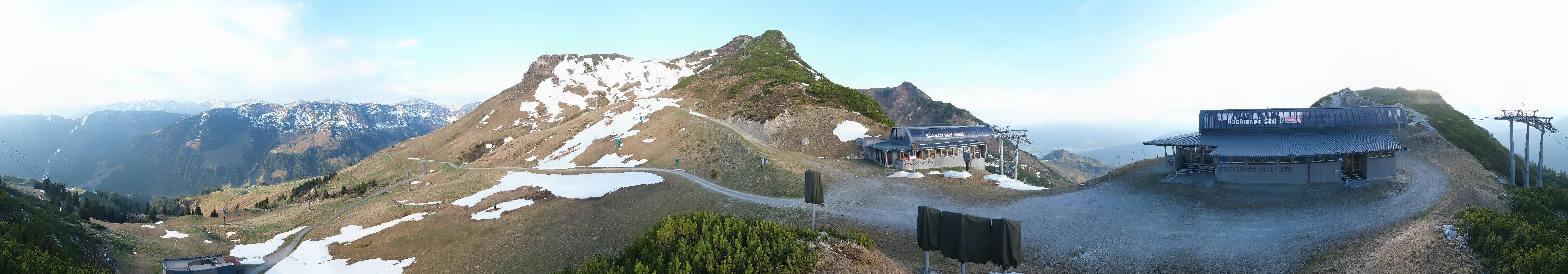 Archiv Foto Webcam Bergstation des Reckmoos-Sessellifts