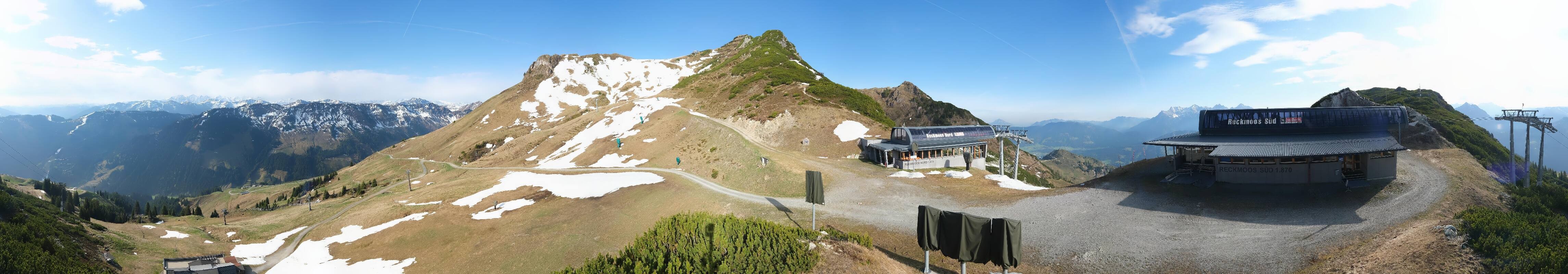 Archiv Foto Webcam Bergstation des Reckmoos-Sessellifts