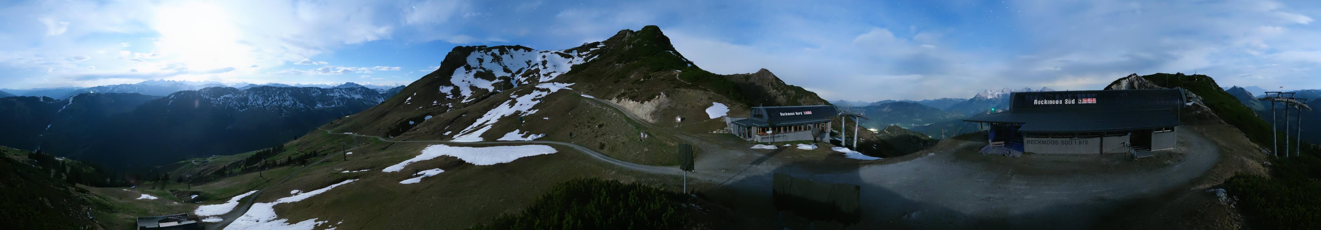 Archiv Foto Webcam Bergstation des Reckmoos-Sessellifts