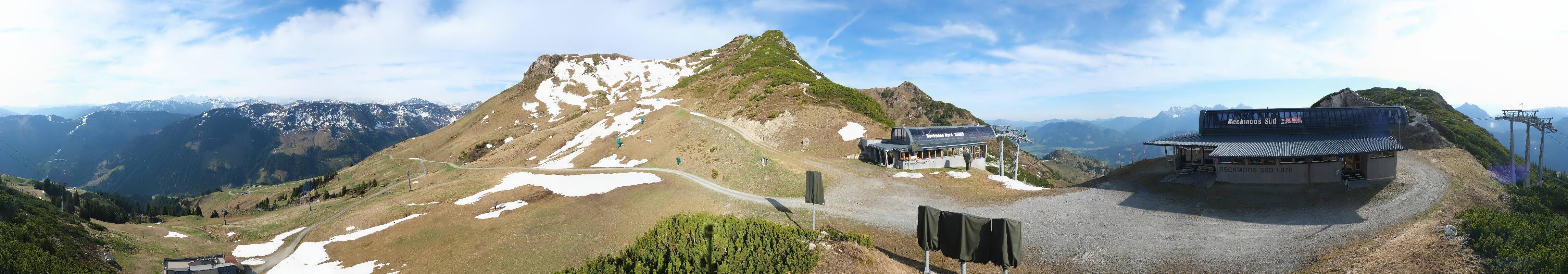 Archiv Foto Webcam Bergstation des Reckmoos-Sessellifts