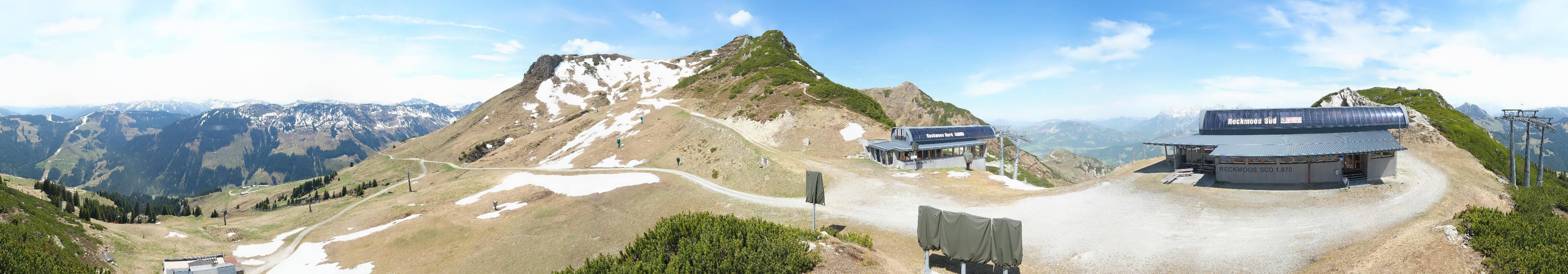 Archiv Foto Webcam Bergstation des Reckmoos-Sessellifts