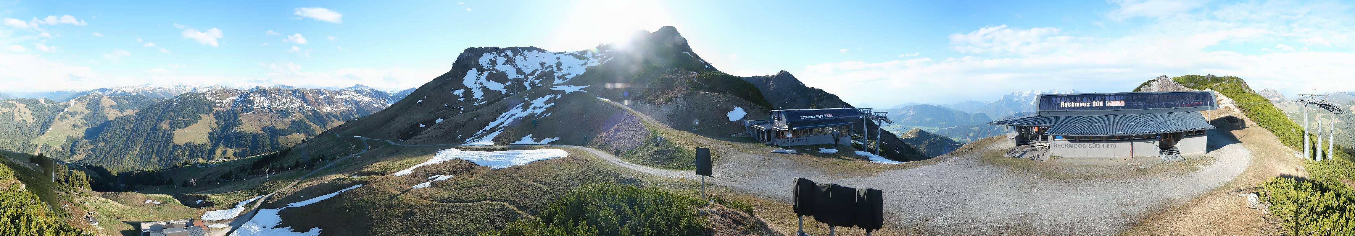 Archiv Foto Webcam Bergstation des Reckmoos-Sessellifts