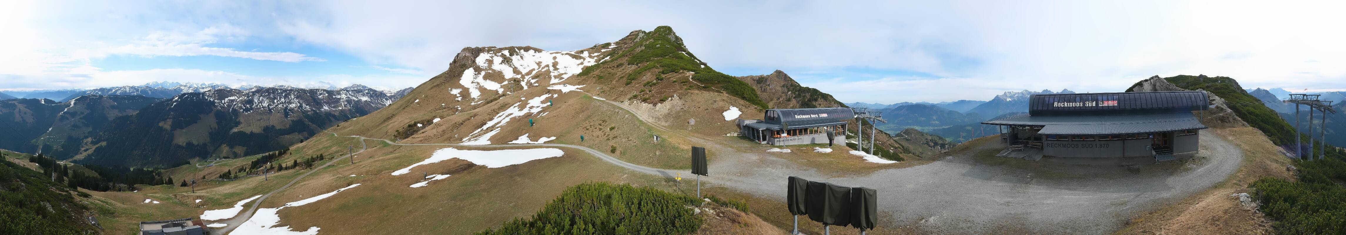 Archiv Foto Webcam Bergstation des Reckmoos-Sessellifts