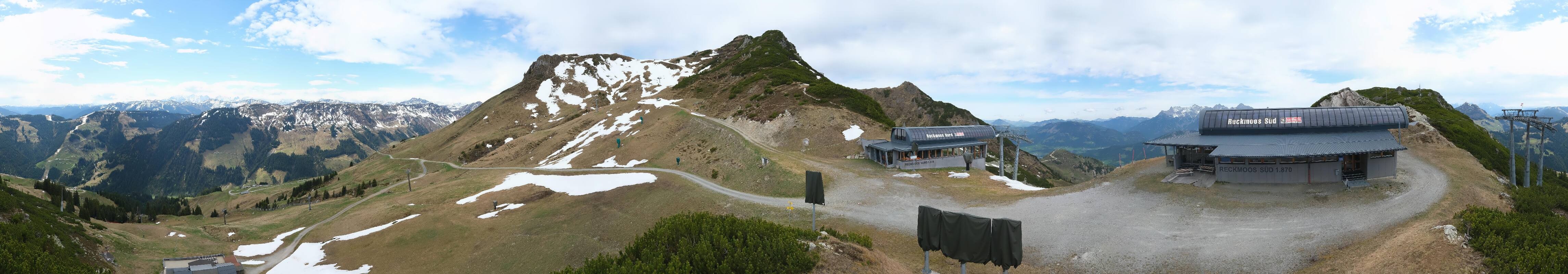 Archiv Foto Webcam Bergstation des Reckmoos-Sessellifts