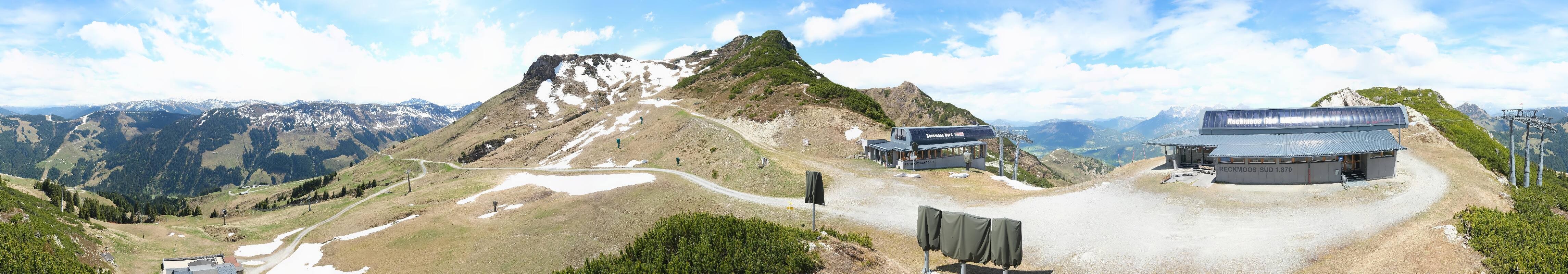 Archiv Foto Webcam Bergstation des Reckmoos-Sessellifts