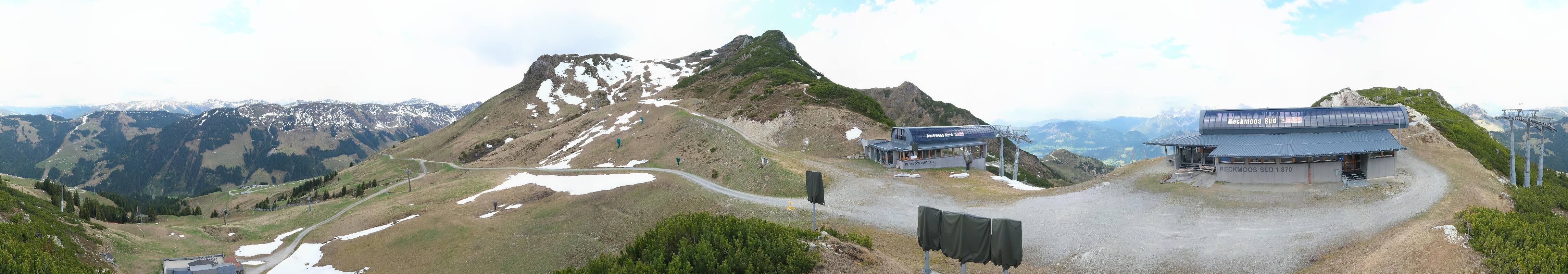 Archiv Foto Webcam Bergstation des Reckmoos-Sessellifts