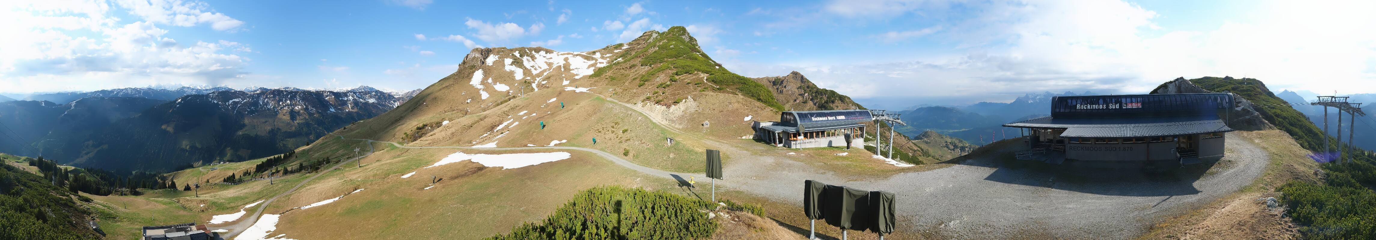 Archiv Foto Webcam Bergstation des Reckmoos-Sessellifts