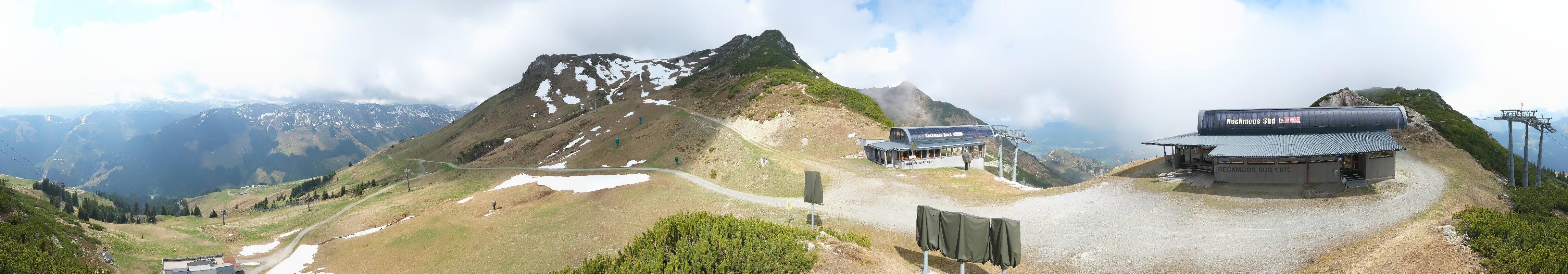 Archiv Foto Webcam Bergstation des Reckmoos-Sessellifts