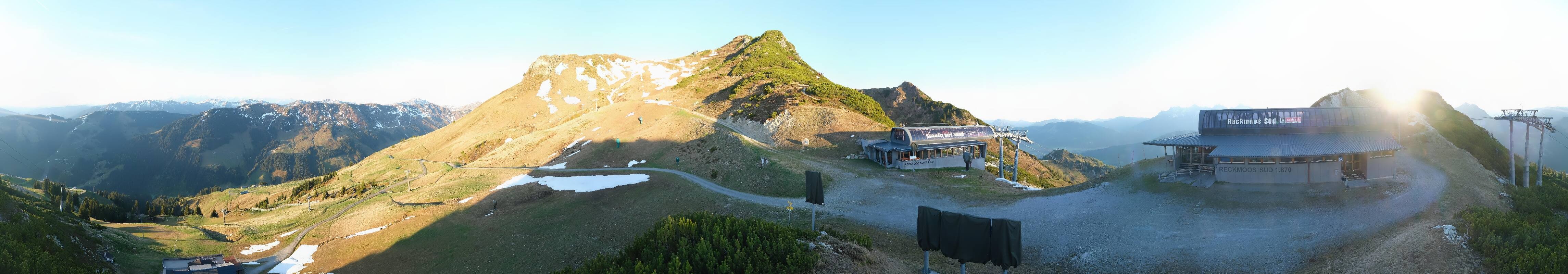Archiv Foto Webcam Bergstation des Reckmoos-Sessellifts
