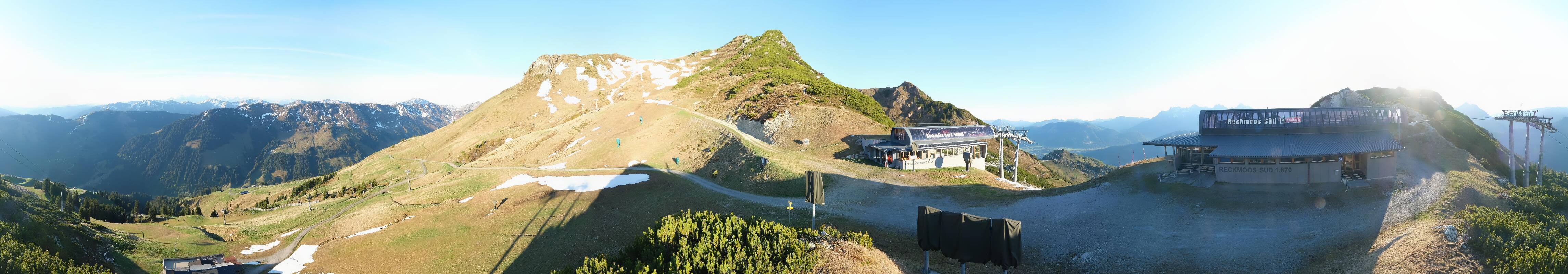 Archiv Foto Webcam Bergstation des Reckmoos-Sessellifts