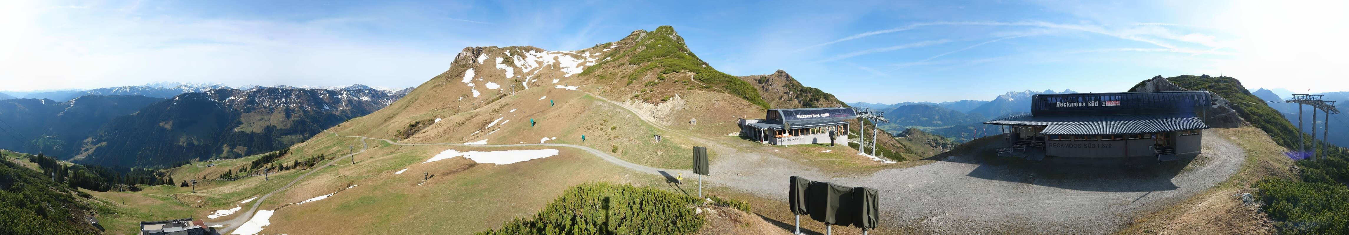 Archiv Foto Webcam Bergstation des Reckmoos-Sessellifts