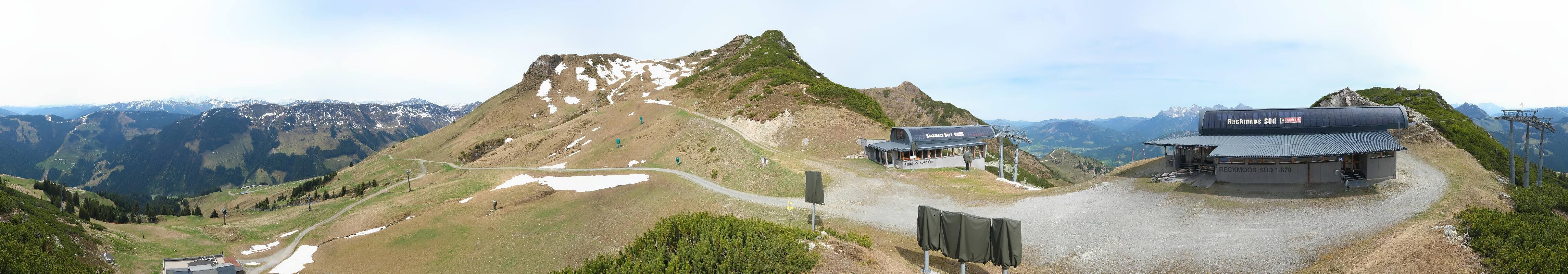 Archiv Foto Webcam Bergstation des Reckmoos-Sessellifts