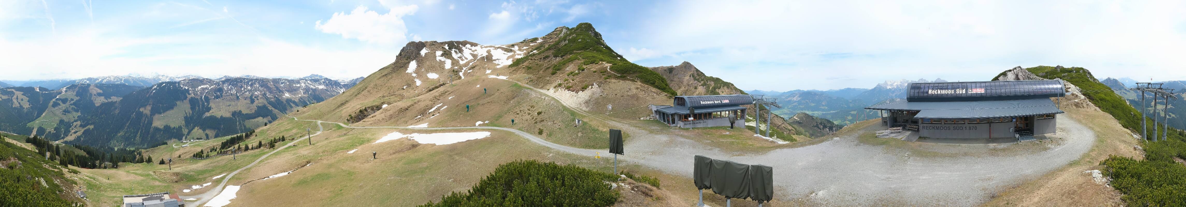 Archiv Foto Webcam Bergstation des Reckmoos-Sessellifts