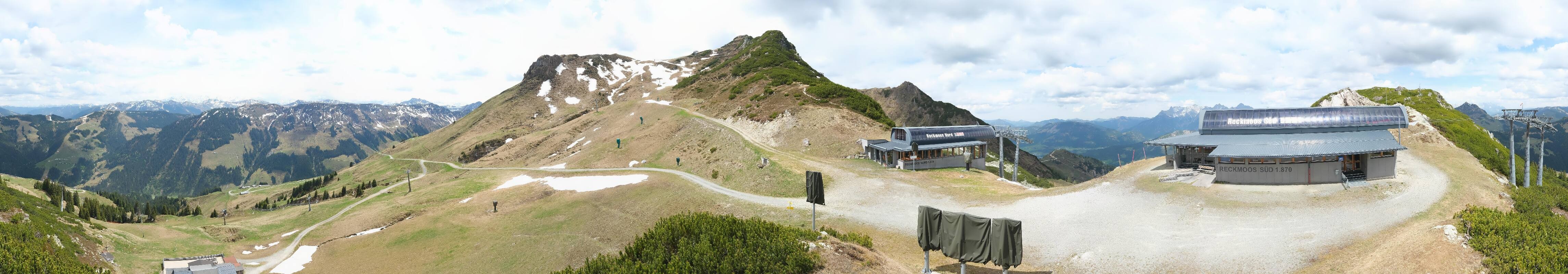 Archiv Foto Webcam Bergstation des Reckmoos-Sessellifts