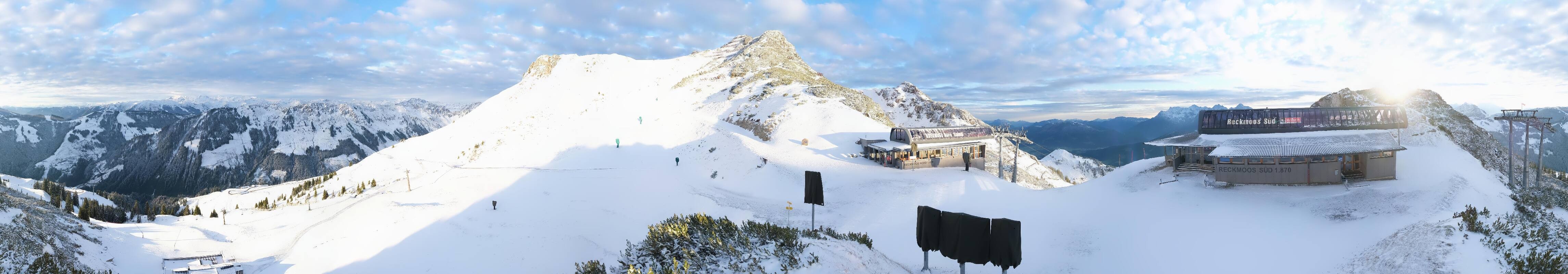 Archiv Foto Webcam Bergstation des Reckmoos-Sessellifts