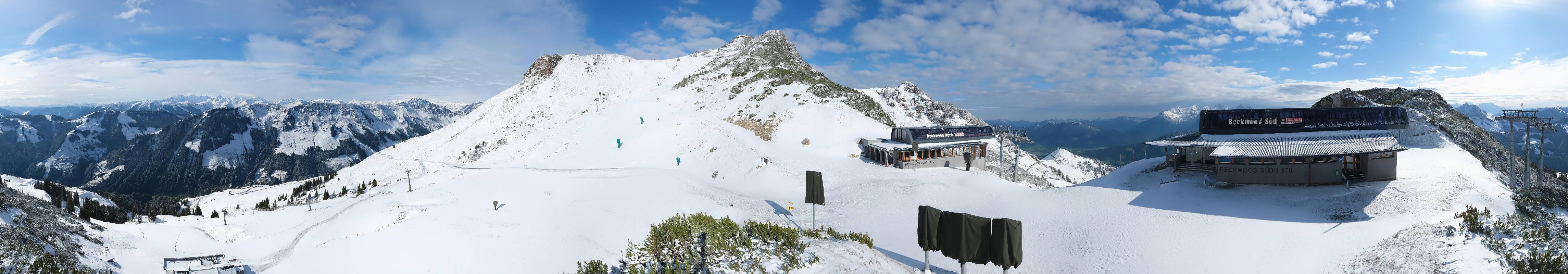 Archiv Foto Webcam Bergstation des Reckmoos-Sessellifts