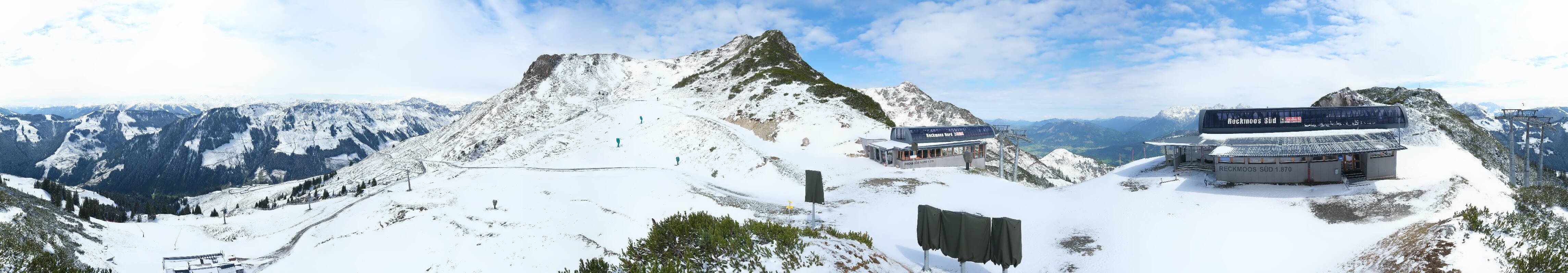 Archiv Foto Webcam Bergstation des Reckmoos-Sessellifts